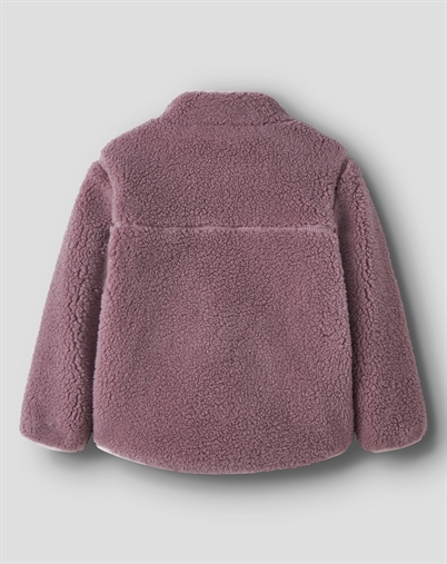 Name It - NMNMattia Sherpa Jakke - Wistful Mauve 